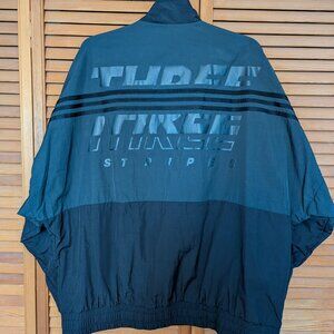 Adidas Three Stripes Lined Windbreaker Full-Zip Woven